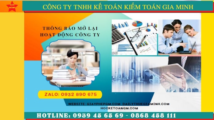 Thủ tục đăng ký hoạt động trở lại của công ty tại Bắc Giang