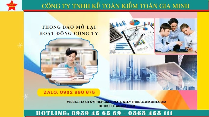 Thủ tục đăng ký hoạt động trở lại của công ty tại Bắc Ninh