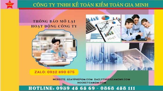Thủ tục đăng ký hoạt động trở lại của công ty tại Bình Dương