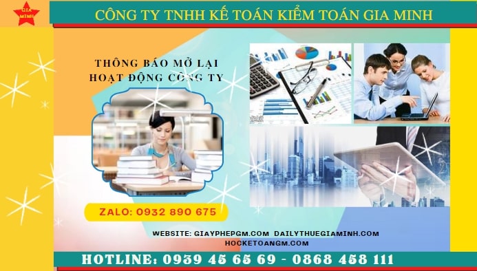 Thủ tục đăng ký hoạt động trở lại của công ty tại Đắk Nông