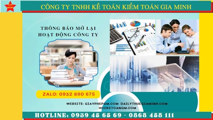 Thủ tục đăng ký hoạt động trở lại của công ty tại Điện Biên