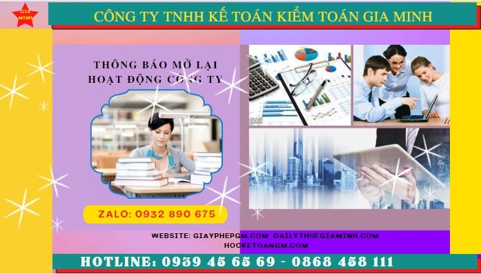 Thủ tục đăng ký hoạt động trở lại của công ty tại Đồng Tháp