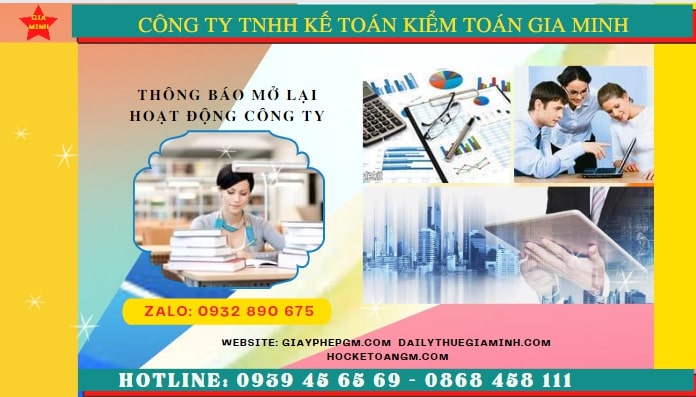 Thủ tục đăng ký hoạt động trở lại của công ty tại Hà Nam