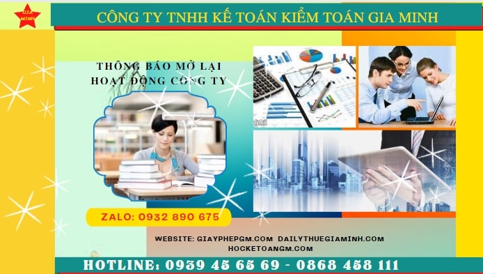 Thủ tục đăng ký hoạt động trở lại của công ty tại Hà Tĩnh