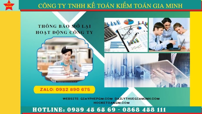 Thủ tục đăng ký hoạt động trở lại của công ty tại Lai Châu