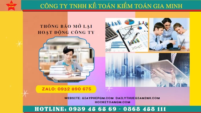 Thủ tục đăng ký hoạt động trở lại của công ty tại Long An