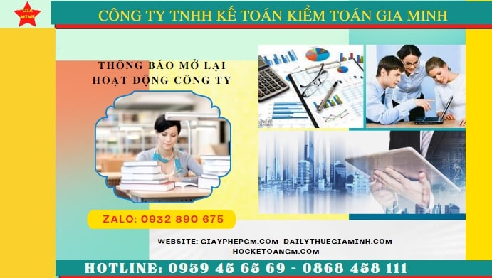 Thủ tục đăng ký hoạt động trở lại của công ty tại Nghệ An