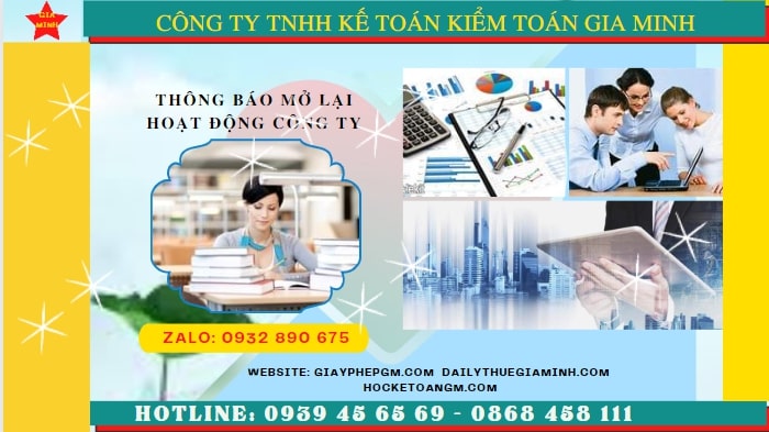 Thủ tục đăng ký hoạt động trở lại của công ty tại Nha Trang