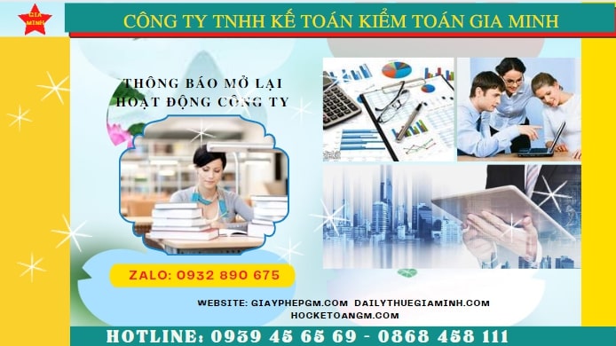 Thủ tục đăng ký hoạt động trở lại của công ty tại Phú Yên