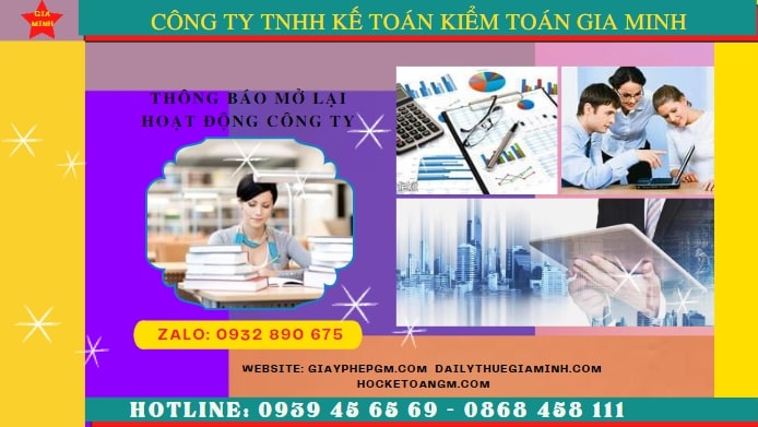 Thủ tục đăng ký hoạt động trở lại của công ty tại Sóc Trăng