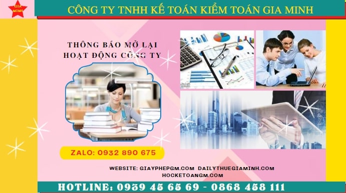 Thủ tục đăng ký hoạt động trở lại của công ty tại Sơn La