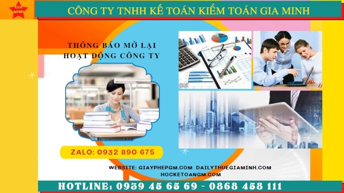 Thủ tục đăng ký hoạt động trở lại của công ty tại Thái Bình