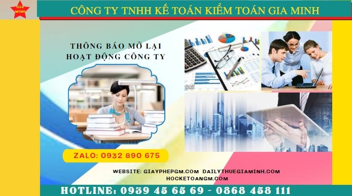 Thủ tục đăng ký hoạt động trở lại của công ty tại Thành Phố Huế