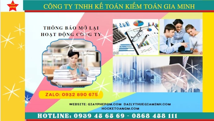 Thủ tục đăng ký hoạt động trở lại của công ty tại Thành Phố Hưng Yên