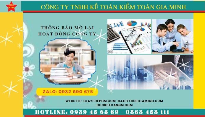THỦ TỤC THÔNG BÁO MỞ LẠI HOẠT ĐỘNG CÔNG TY TẠI TP HẢI PHÒNG 6 Thủ tục đăng ký hoạt động trở lại của công ty tại TP Hải Phòng