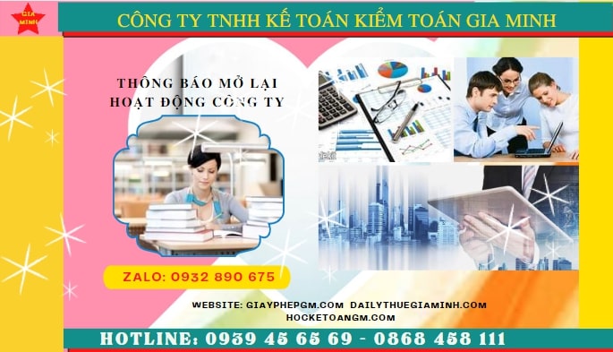 Thủ tục đăng ký hoạt động trở lại của công ty tại Tuyên Quang
