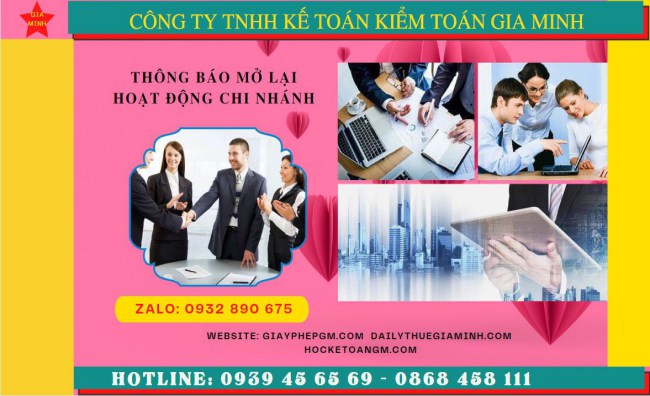 THỦ TỤC THÔNG BÁO MỞ LẠI HOẠT ĐỘNG CHI NHÁNH TẠI THÀNH PHỐ HƯNG YÊN 4 Thủ tục thông báo hoạt động trở lại của chi nhánh tại Thành Phố Hưng Yên
