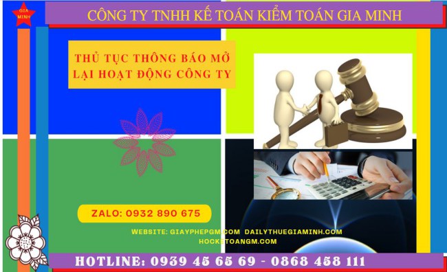 Thủ tục thông báo mở lại hoạt động công ty tại Thành Phố Đà Nẵng