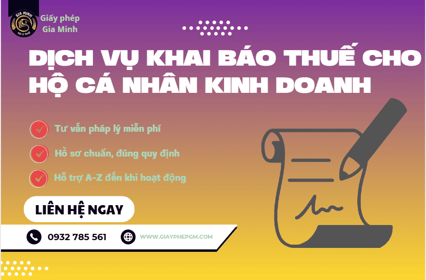 Dịch vụ khai báo thuế cho hộ cá nhân kinh doanh tại An Giang 4 Dịch vụ khai báo thuế cho hộ cá nhân kinh doanh tại An Giang
