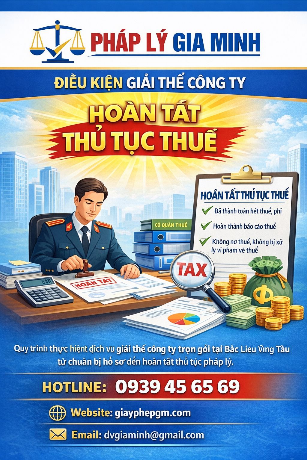 Điều kiện giải thể công ty tại Hòa Bình theo Luật Doanh nghiệp hiện hành

