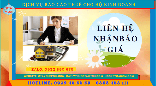 Dịch vụ báo cáo thuế cho hộ kinh doanh tại Bắc Giang 5 Bảng giá dịch vụ kế toán thuế trọn gói tại Bắc Giang