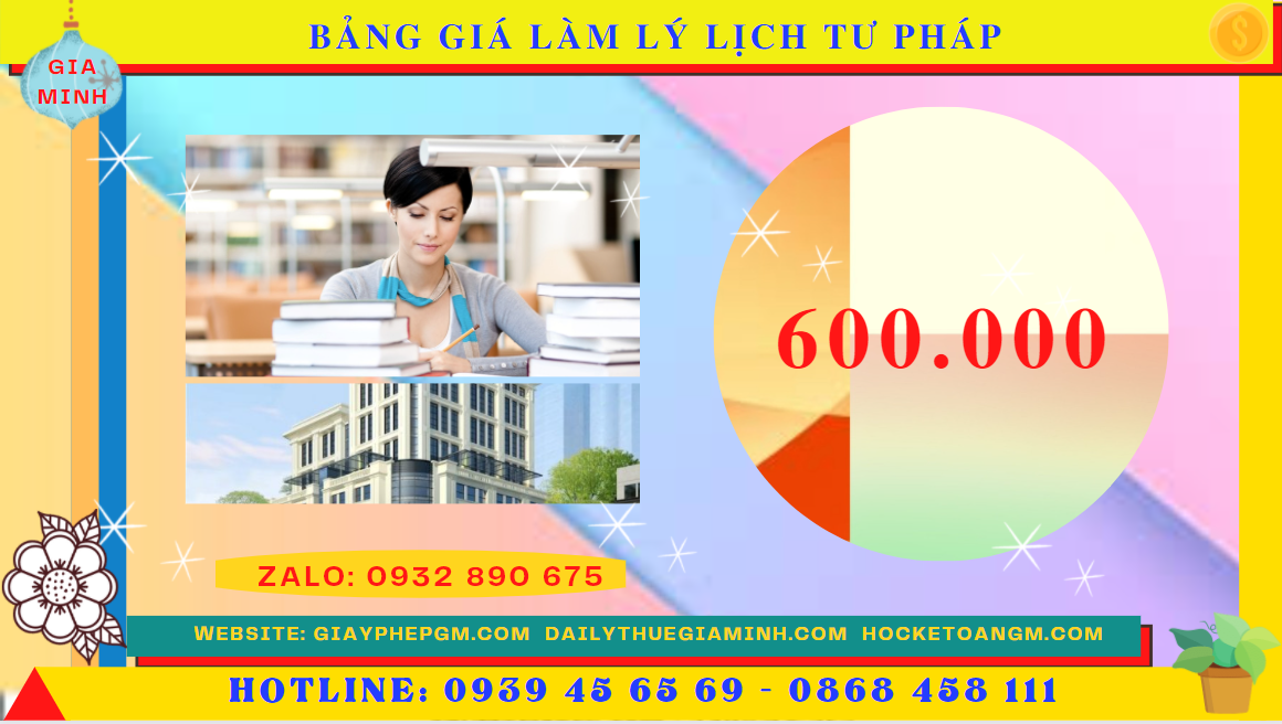 Dịch vụ làm lý lịch tư pháp số 2 lào cai nhanh rẻ nhất 5 Bảng giá lý lịch tư pháp số 2 tại Lào Cai