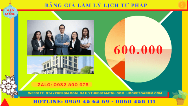DỊCH VỤ LÀM LÝ LỊCH TƯ PHÁP SỐ 2 PHÚ YÊN NHANH RẺ NHẤT 5 Bảng giá lý lịch tư pháp số 2 tại Phú Yên