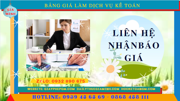DỊCH VỤ KẾ TOÁN THUẾ TẠI BẮC GIANG TRỌN GÓI 5 Chi phí dịch vụ kế toán trọn gói chuyên nghiệp tại Bắc Giang