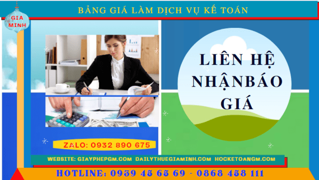 Dịch vụ kế toán thuế tại Bình Phước trọn gói 5 Chi phí Dịch vụ kế toán thuế tại Bình Phước trọn gói
