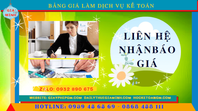 Dịch vụ kế toán thuế tại Đồng Nai trọn gói 5 Chi phí Dịch vụ kế toán thuế tại Đồng Nai trọn gói