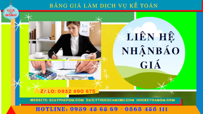 Dịch vụ kế toán thuế tại Hà Nội trọn gói 5 Chi phí Dịch vụ kế toán thuế tại Hà Nội trọn gói
