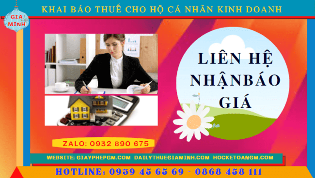 DỊCH VỤ KHAI BÁO THUẾ CHO HỘ CÁ NHÂN KINH DOANH TẠI BÌNH ĐỊNH 12 Chi phí kế toán thuế trọn gói cho hộ kinh doanh tại Bình Định