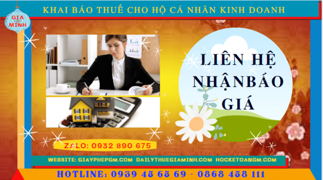 DỊCH VỤ KHAI BÁO THUẾ CHO HỘ CÁ NHÂN KINH DOANH TẠI GIA LAI 6 Chi phí kế toán thuế trọn gói cho hộ kinh doanh tại Gia Lai