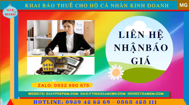 DỊCH VỤ KHAI BÁO THUẾ CHO HỘ CÁ NHÂN KINH DOANH TẠI LONG AN 6 Chi phí kế toán thuế trọn gói cho hộ kinh doanh tại Long An