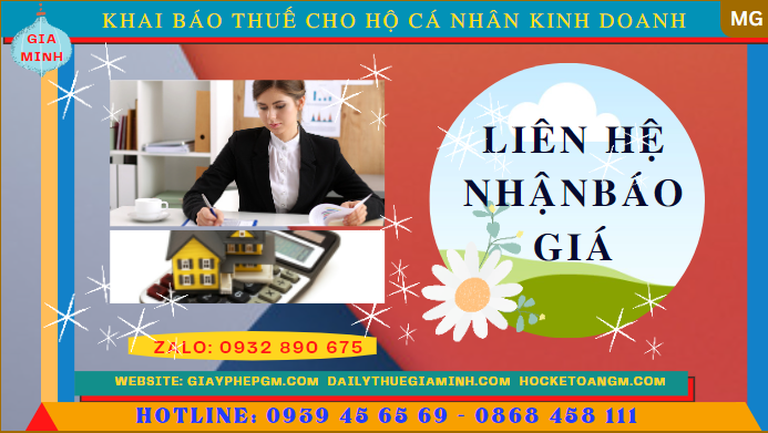 DỊCH VỤ KHAI BÁO THUẾ CHO HỘ CÁ NHÂN KINH DOANH TẠI NINH THUẬN 6 Chi phí kế toán thuế trọn gói cho hộ kinh doanh tại Ninh Thuận