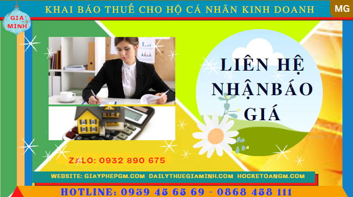 Dịch vụ khai báo thuế cho hộ cá nhân kinh doanh tại sơn la 6 Chi phí kế toán thuế trọn gói cho hộ kinh doanh tại Sơn La