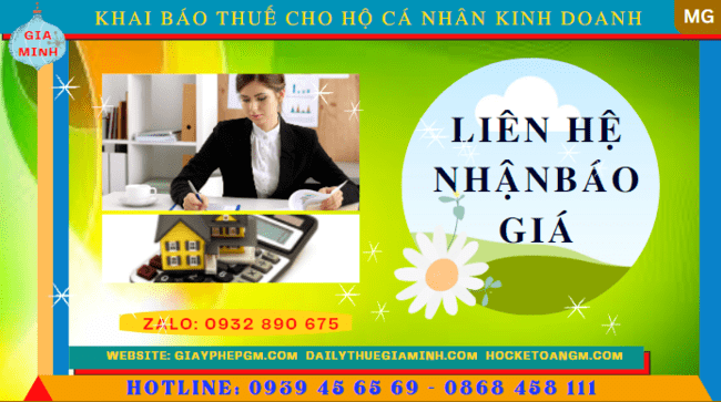 Dịch vụ khai báo thuế cho hộ cá nhân kinh doanh tại tuyên quang 6 Chi phí kế toán thuế trọn gói cho hộ kinh doanh tại Tuyên Quang
