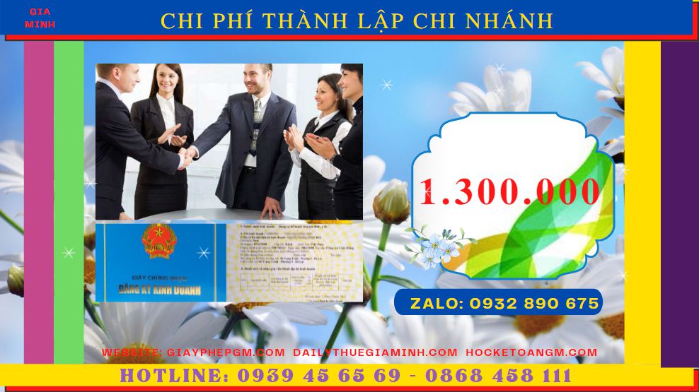 Dịch vụ thành lập chi nhánh công ty tại thành phố hưng yên 5 Chi phí dịch vụ thành lập chi nhánh công ty tại Thành Phố Hưng Yên