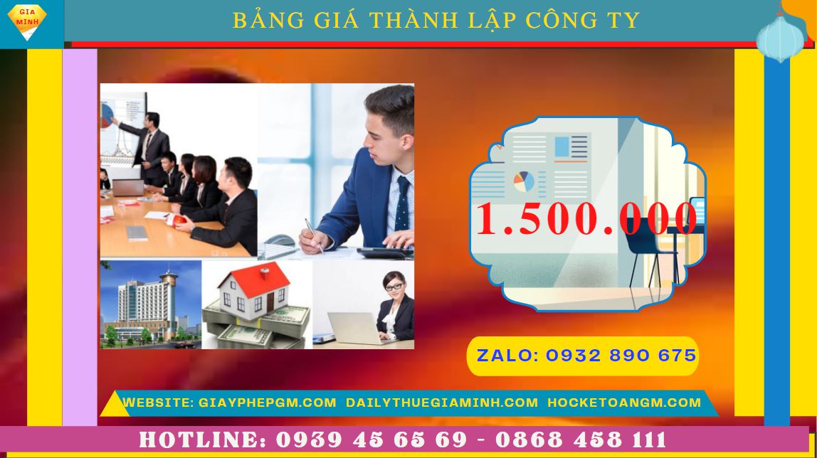 Chi phí thành lập công ty đào tạo ngoại ngữ trọn gói tại An Giang