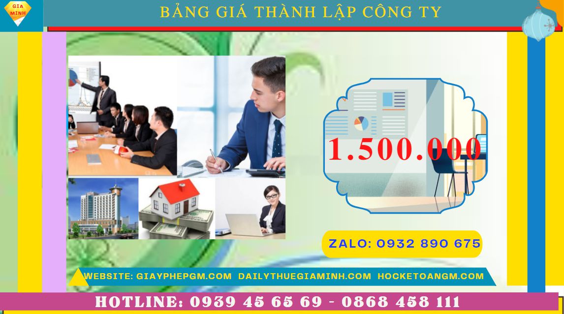 Chi phí thành lập công ty đào tạo ngoại ngữ trọn gói tại Bình Định