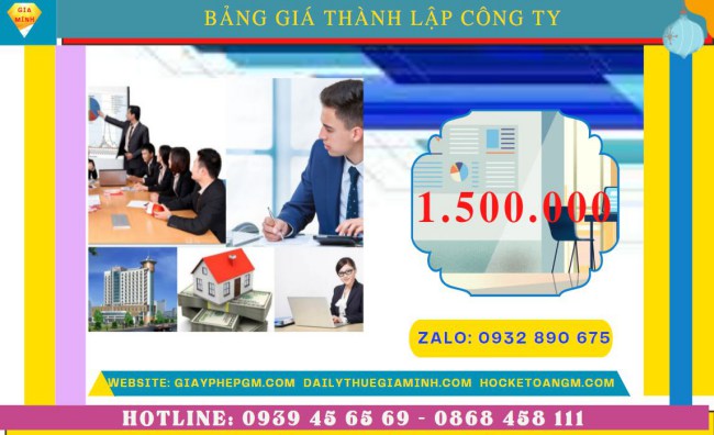 Chi phí thành lập công ty đào tạo ngoại ngữ trọn gói tại Bình Thuận