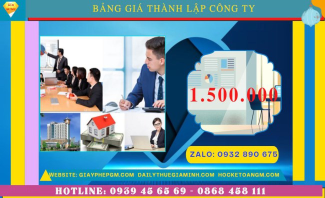 Chi phí thành lập công ty đào tạo ngoại ngữ trọn gói tại Gia Lai