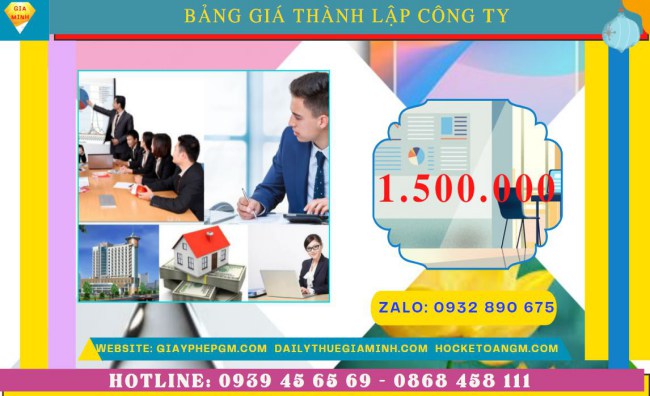 Chi phí thành lập công ty đào tạo ngoại ngữ trọn gói tại Hà Tĩnh