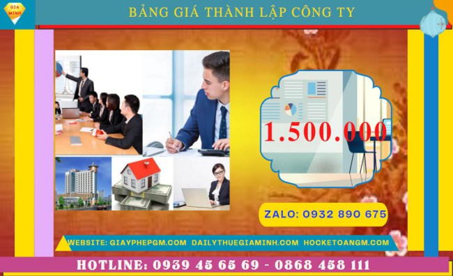 Chi phí thành lập công ty đào tạo ngoại ngữ trọn gói tại Lai Châu