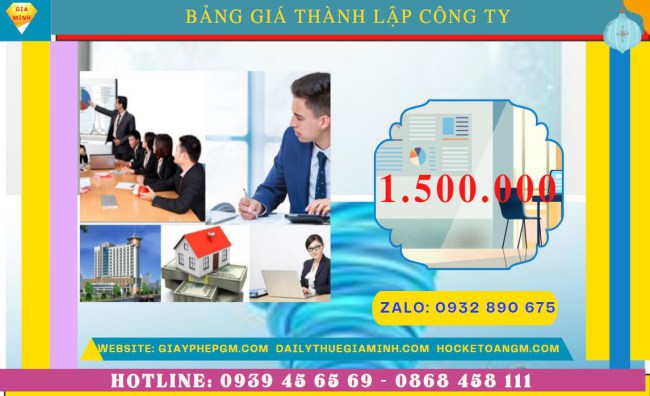 Chi phí thành lập công ty đào tạo ngoại ngữ trọn gói tại Thái Bình