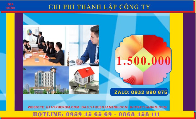Chi phí thành lập công ty đào tạo ngoại ngữ trọn gói tại tp. Hà Nội
