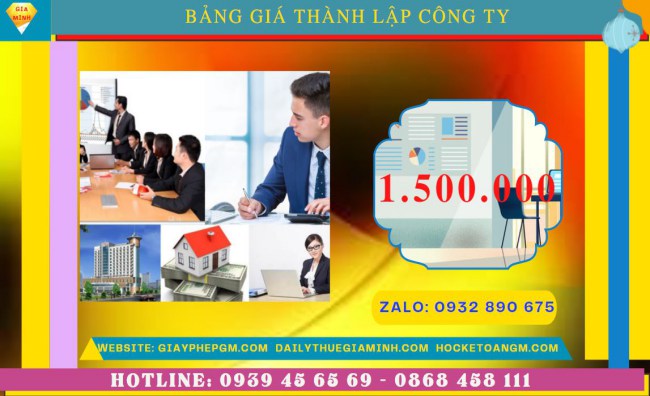 Chi phí thành lập công ty đào tạo ngoại ngữ trọn gói tại Vĩnh Phúc