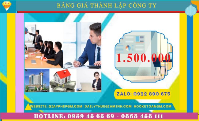 THÀNH LẬP DOANH NGHIỆP ĐÓNG GÓI BAO BÌ TẠI THÀNH PHỐ HƯNG YÊN 5 Chi phí thành lập công ty đóng gói bao bì tại Thành Phố Hưng Yên