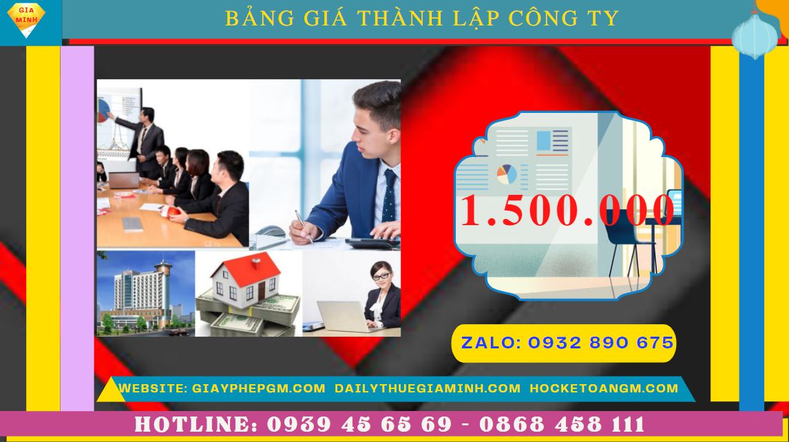Chi phí thành lập công ty đóng gói bao bì tại Yên Bái