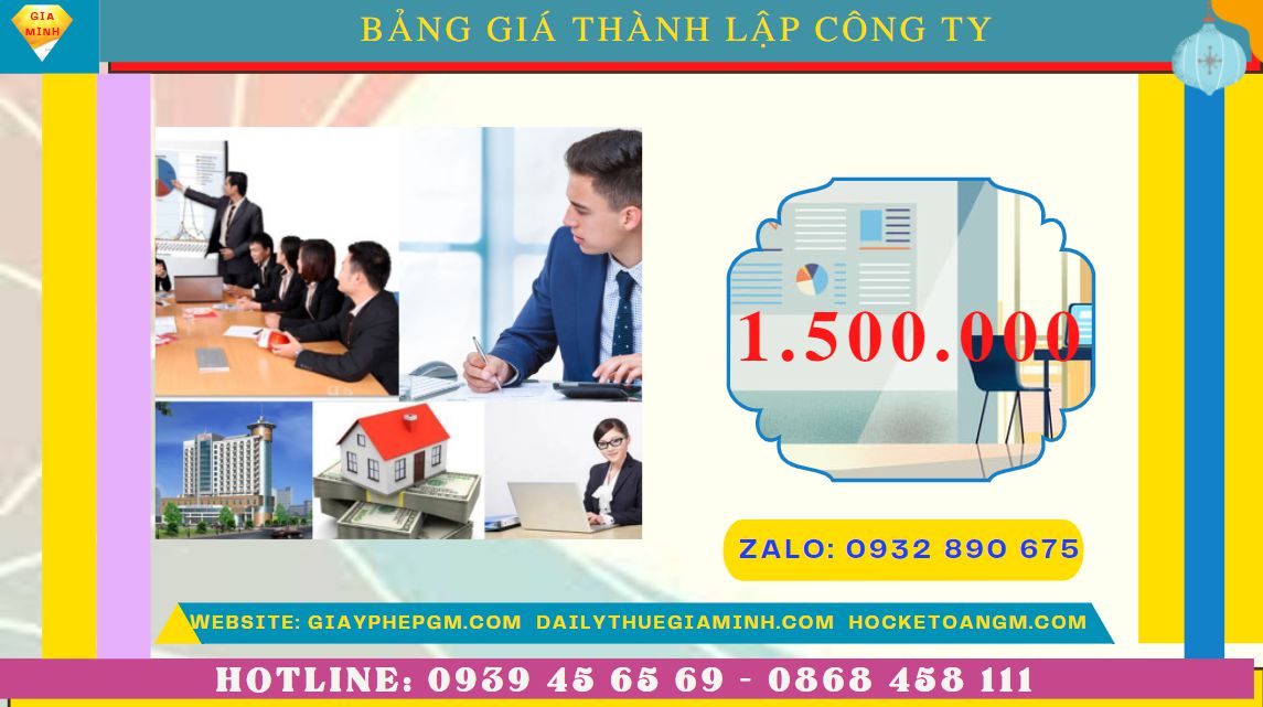 Chi phí thành lập công ty san lấp mặt bằng trọn gói tại Bà Rịa Vũng Tàu